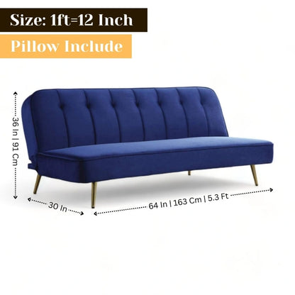 Premium Cool Fabric 3 Seater Sofa for Your Bedroom, Office etc (Casual)