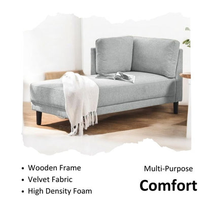 Comfortable Velvet Settee & Couch Duo