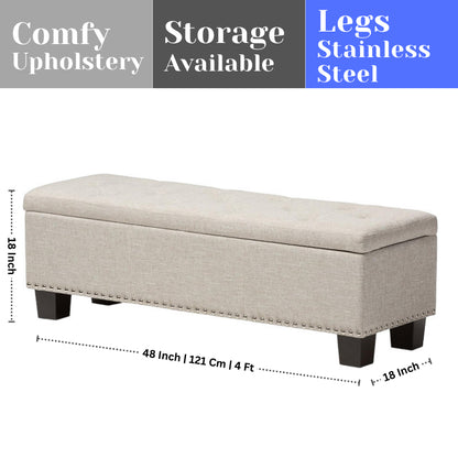 Ottoman Bench with Ample Storage - Versatile Addition to Your Décor