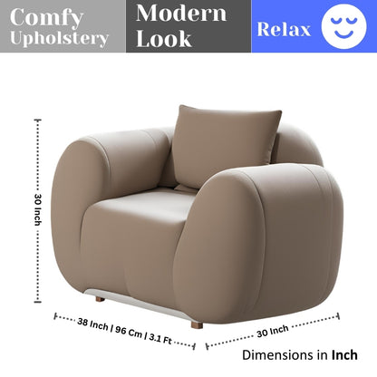 Luxury Fabric Living Room Chair