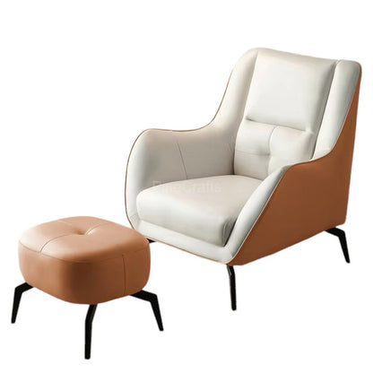 Luxury Reading Chair with Footrest Option