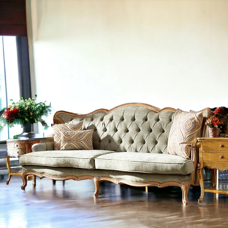 Classic Carved Modern 3 Seater Sofa for your Home