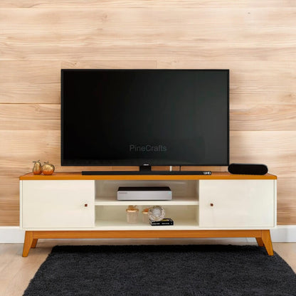 Minimalist TV Cabinet with Shelves