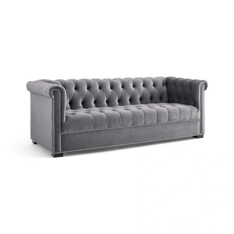 Royal Fabric 3 Seater Sofa Couch for Your Living Room, Office (Grey)