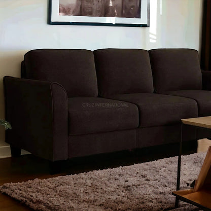 Modern Cute Look 3 Seater Fabric Sofa for Your Living Room Office