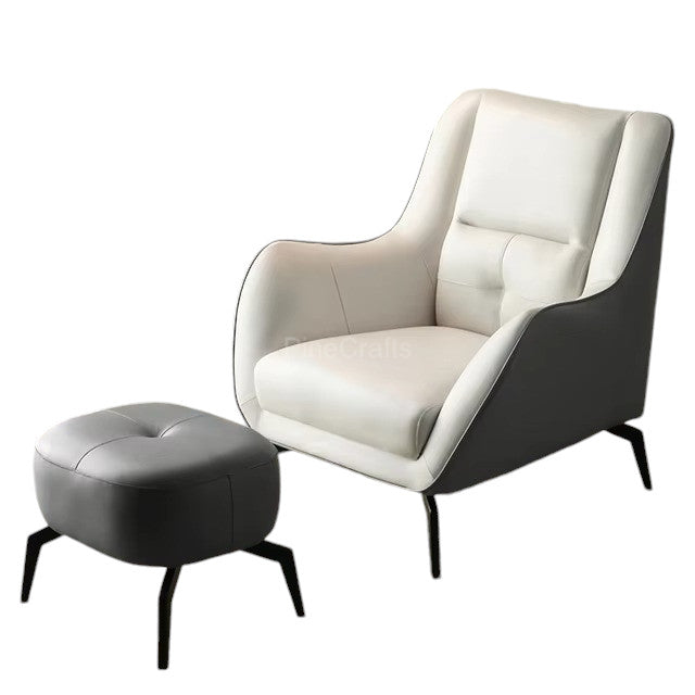 Luxury Reading Chair with Footrest Option