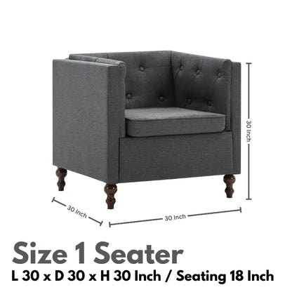 Modern Gabriela Sofa Set (3+2 Seater)