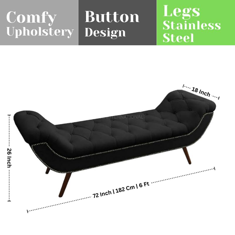 Versatile Settee Sofa Ottoman Bench - Ideal for Your Home or Office