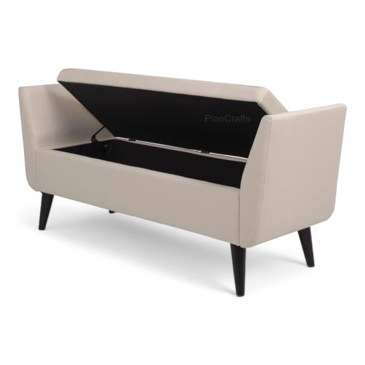 Velvet Sofa with Glossy Stainless Steel Legs | Solid Wood & Foam Comfort