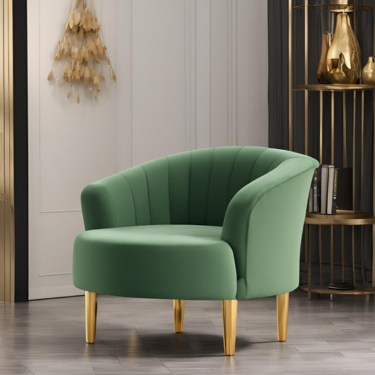 Modern Velvet Accent Chair