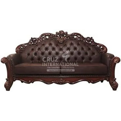 Royal Carved Antique Sofa (6 Seater with Table) CRUZ INTERNATIONAL