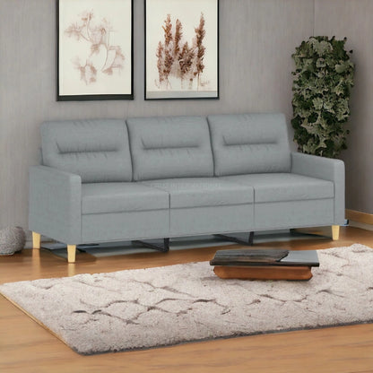 Classic 3 Seater L Shape Fabric Sofa for Your Living Room Office