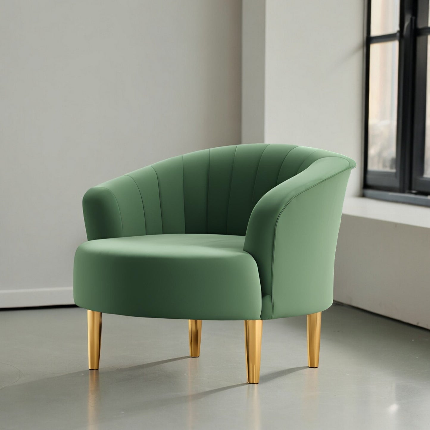 Modern Velvet Accent Chair