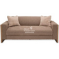 Modern Brown 3 Seaters Sofa CRUZ INTERNATIONAL