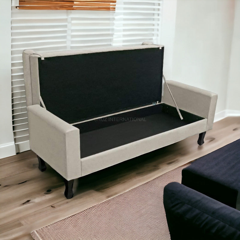 Contemporary Ottoman Bench with Ample Storage - Transform Your Space Effortlessly