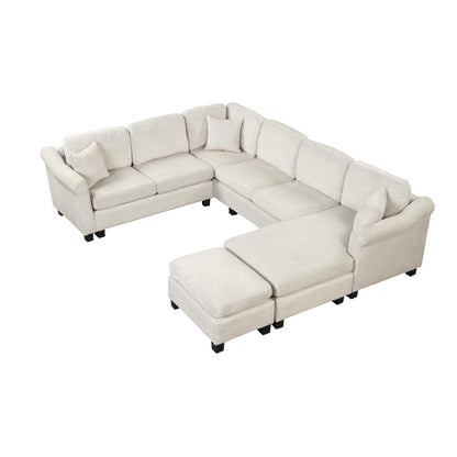 Modern U-Shape Sofa Set (7 Seater)