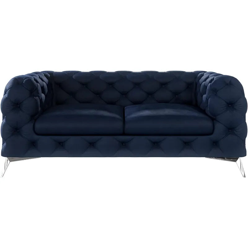 Button Tufted Chester Sofa Set: 3+2+1