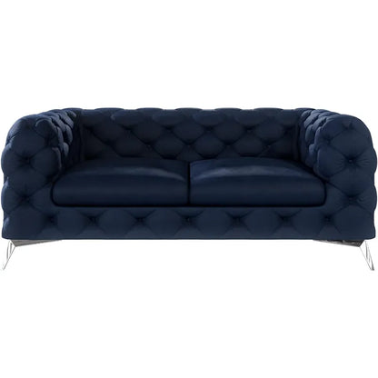 Button Tufted Chester Sofa Set: 3+2+1