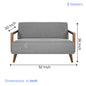 Modern Francisco Sofa Set CRUZ INTERNATIONAL