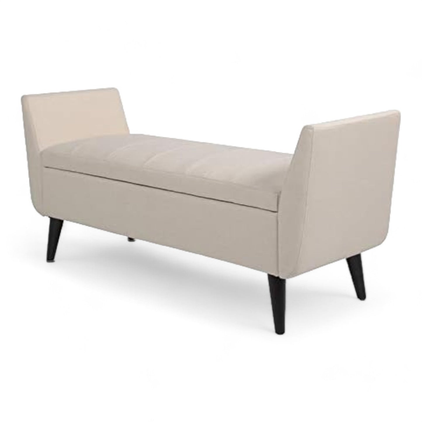 Velvet Sofa with Glossy Stainless Steel Legs | Solid Wood & Foam Comfort