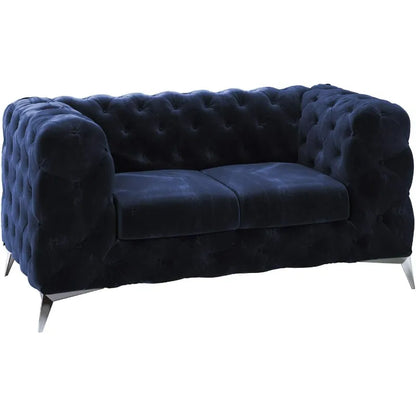 Button Tufted Chester Sofa Set: 3+2+1