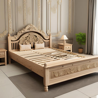 Maharaja Carving Serena Bed CRUZ INTERNATIONAL