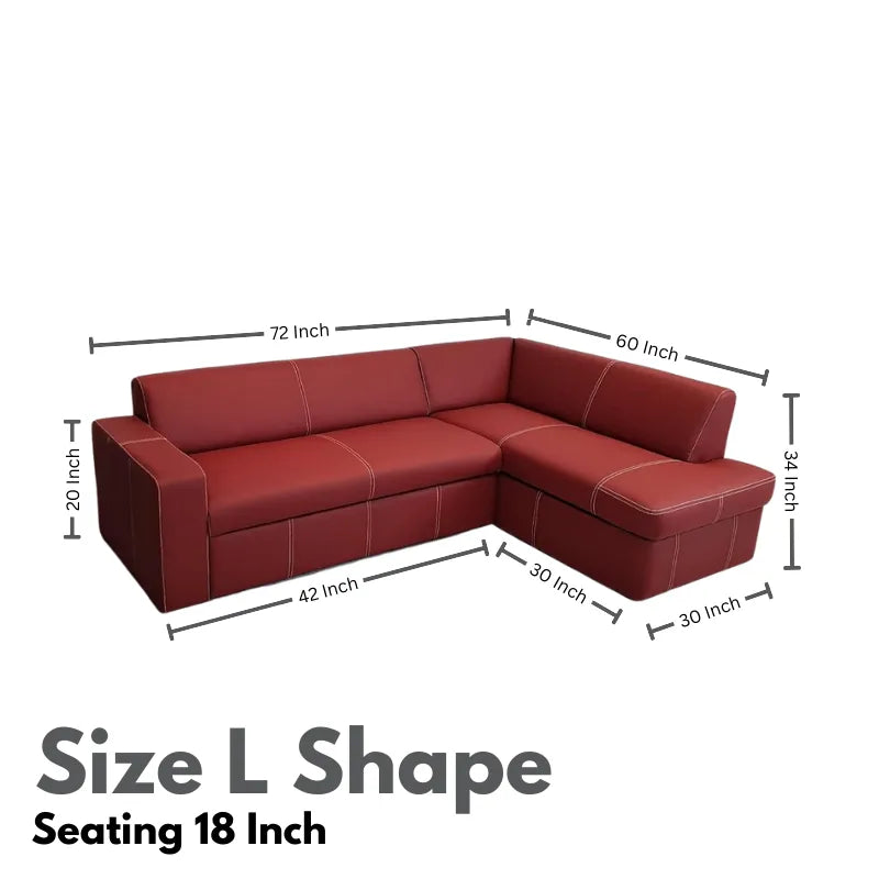 Master Hug Art Style Raque L Shape Sofa