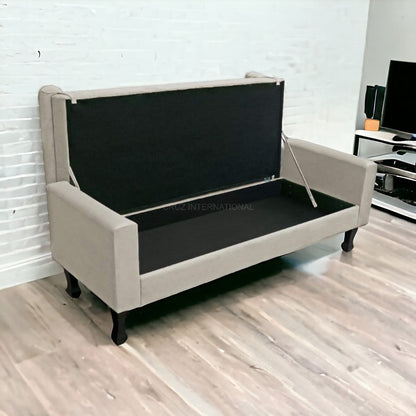 Contemporary Ottoman Bench with Ample Storage - Transform Your Space Effortlessly