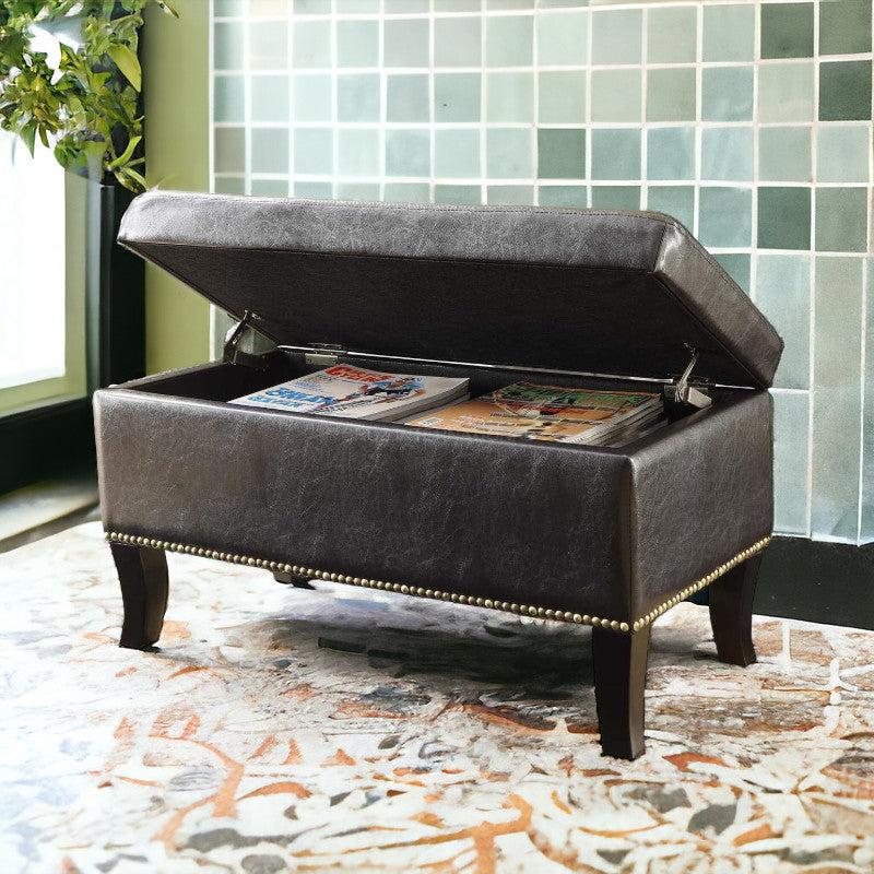 Ottoman Bench with Deep Storage - Declutter Your Home with Ease