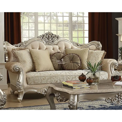 Royal Carved Sofa (6 Seater with Table) CRUZ INTERNATIONAL