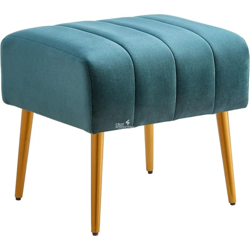 Velvet Whisper Footstool CRUZ INTERNATIONAL