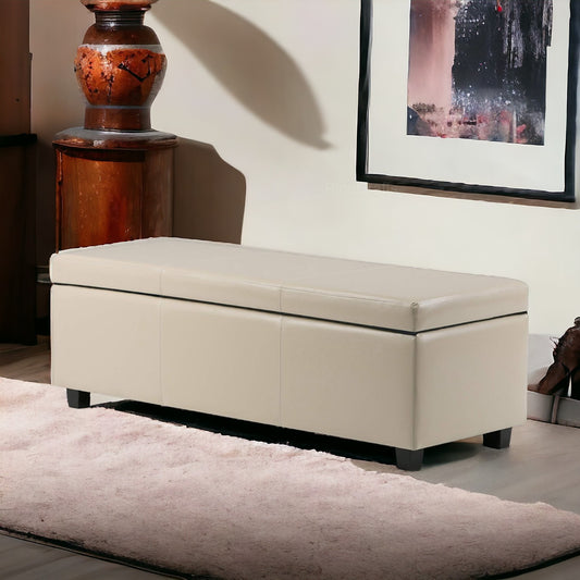 Stylish Velvet Bench Ottoman with Stainless Steel Legs