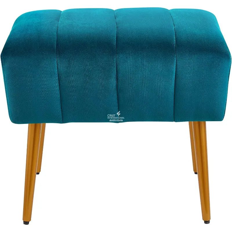 Velvet Whisper Footstool CRUZ INTERNATIONAL