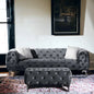 Modern Button Tufted Design Cute Look 3+1 Seater Fabric Sofa Set for Your Living Room