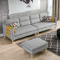 Retro Cute Look 3 Seater L Shape Fabric Sofa for Your Living Room Office