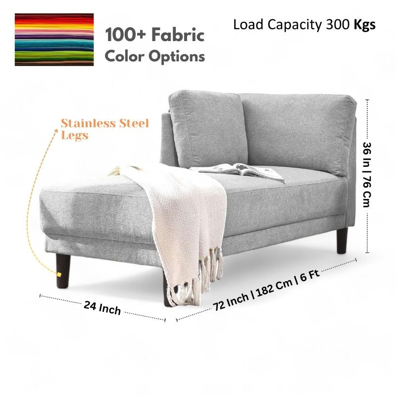 Chic Settee and Couch Set – Stainless Steel Legs