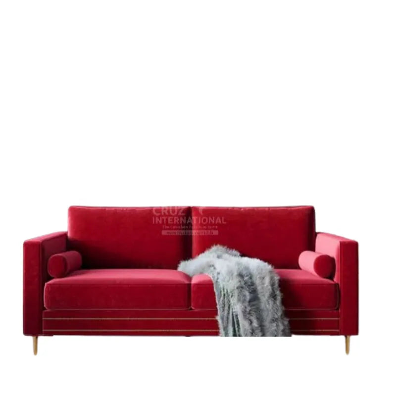 Modern Salvador Sofa Set | Maroon