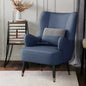 Modern Fabric Wingback Chair