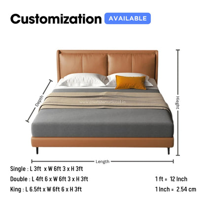 Modern Cushion Bed Premium Fabric