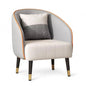 Stylish Wingback Fabric Armchair