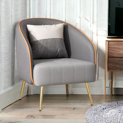 Upholstered Wingback Armchair