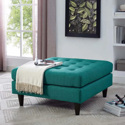 Modern Ángel Ottoman & Stool