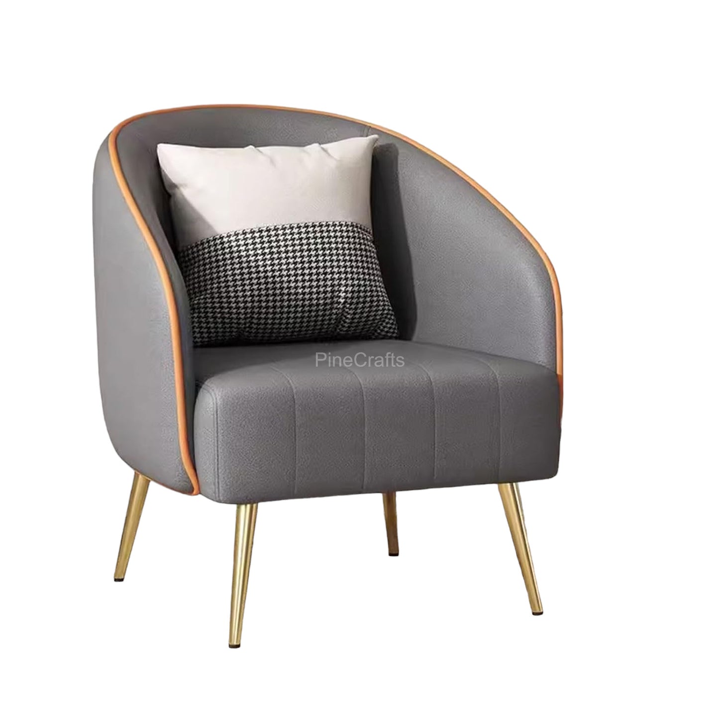 Upholstered Wingback Armchair