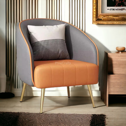 Upholstered Wingback Armchair