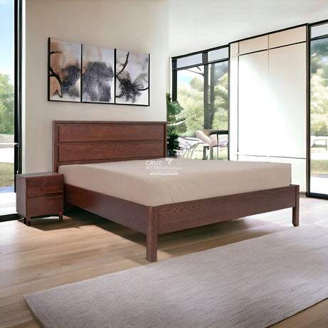 Modern Samantha Classic Gaia Bed | Side table