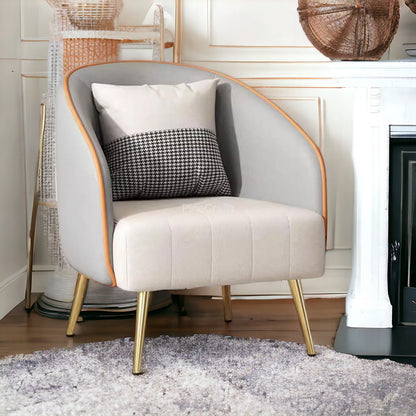 Upholstered Wingback Armchair