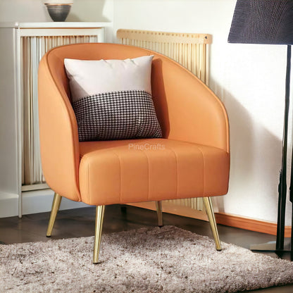 Upholstered Wingback Armchair