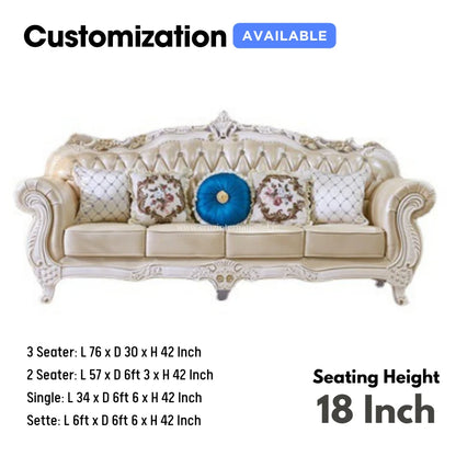 Maharaja Carved Sofa Set