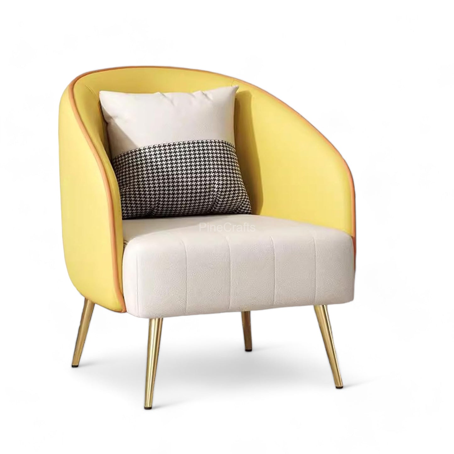 Upholstered Wingback Armchair