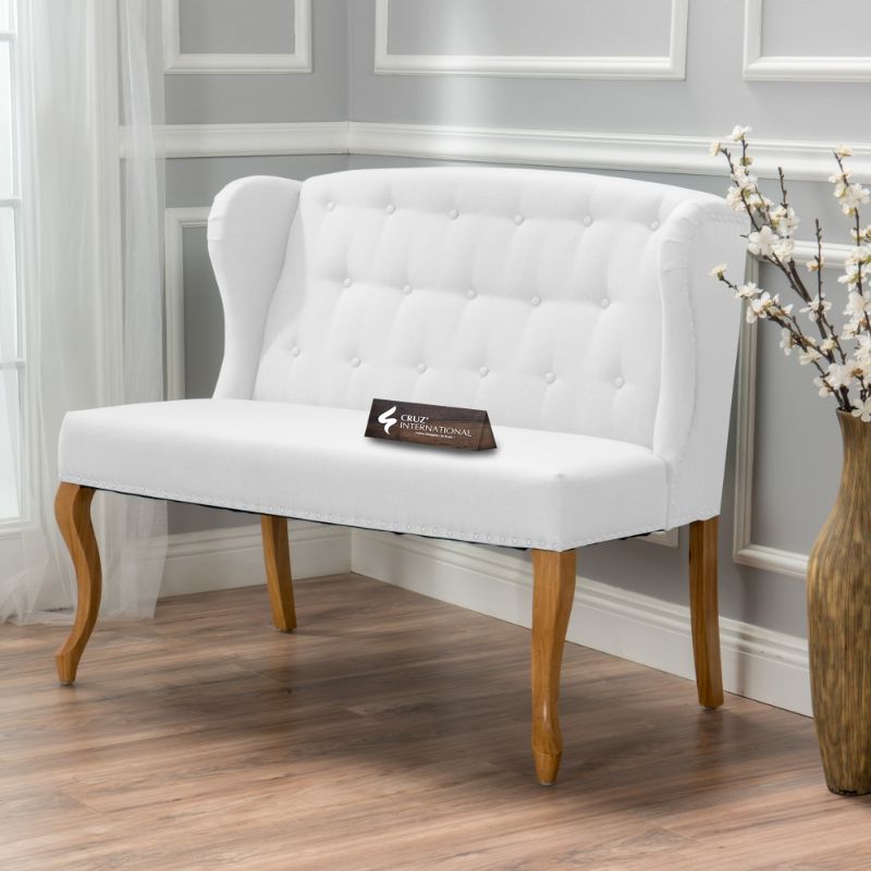 Premium Daniela Bench & Sette | Solid Wood | 15 Colours Available CRUZ INTERNATIONAL